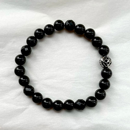 ≪Artemis Classic/アルテミスクラシック≫トレサリーオニキス数珠ブレスレット ACB0115