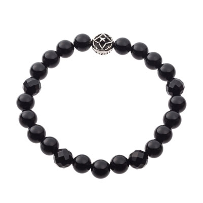 ≪Artemis Classic/アルテミスクラシック≫トレサリーオニキス数珠ブレスレット ACB0115