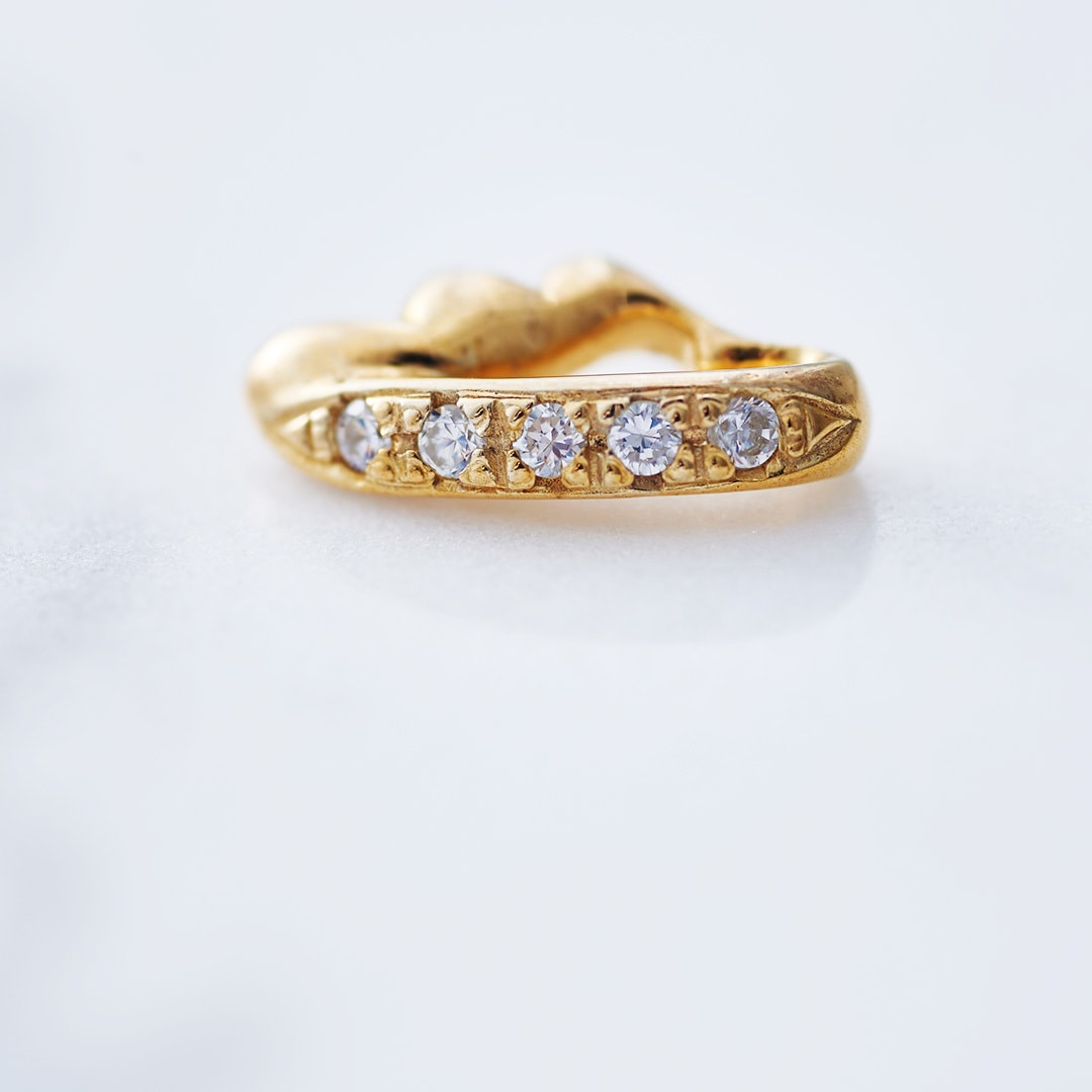 ≪Crescent Luna/クレセントルナ≫pluma/プルマ ペンダント GOLD