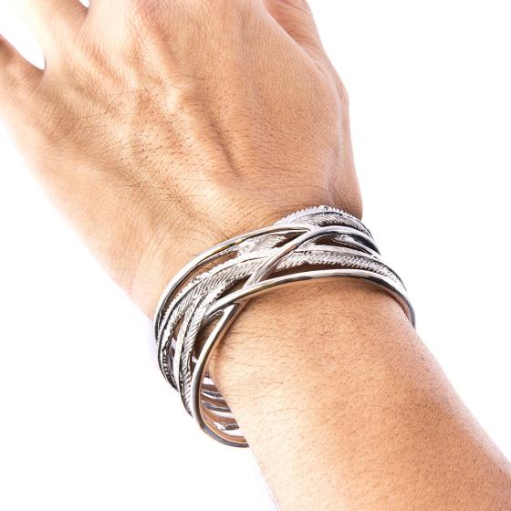 ≪アルテミスクラシック≫フェザーラップバングル