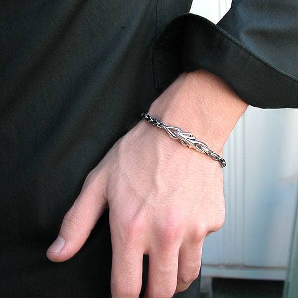 ≪DAgDART/ダグダート≫【STARE】チェーンシルバーブレスレット