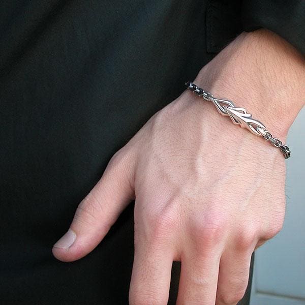 ≪DAgDART/ダグダート≫【STARE】チェーンシルバーブレスレット