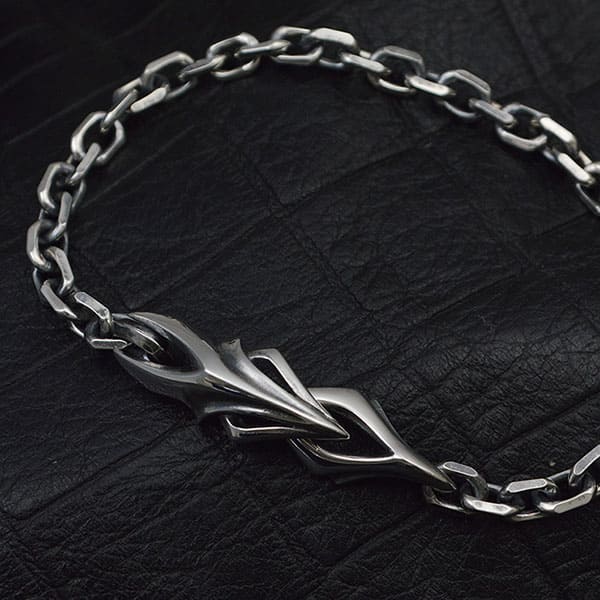 ≪DAgDART/ダグダート≫【STARE】チェーンシルバーブレスレット