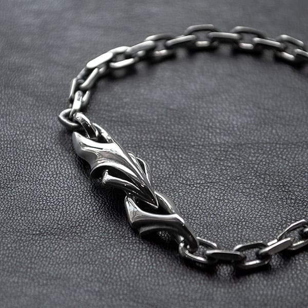 ≪DAgDART/ダグダート≫【STARE】チェーンシルバーブレスレット