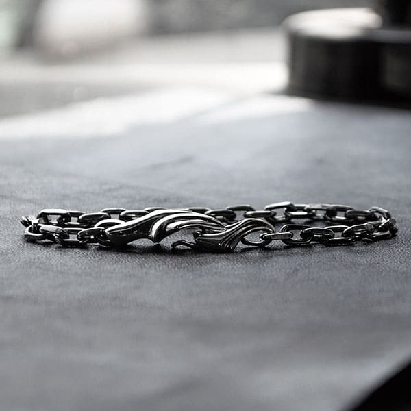 ≪DAgDART/ダグダート≫【STARE】チェーンシルバーブレスレット