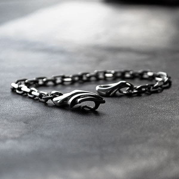 ≪DAgDART/ダグダート≫【STARE】チェーンシルバーブレスレット