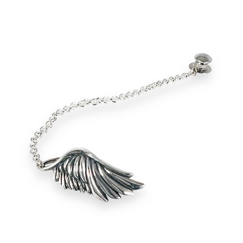 ≪DAgDART/ダグダート≫スーツアクセサリー 翼モチーフ シルバー