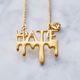 ≪Crescent Luna/クレセントルナ≫antonimo hate/アントニモヘイト ペンダント GOLD