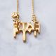≪Crescent Luna/クレセントルナ≫antonimo hate/アントニモヘイト ペンダント GOLD