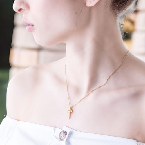 ≪SERASTINY -petit- / セラスティニー ペティ≫　Deux croix　ネックレス