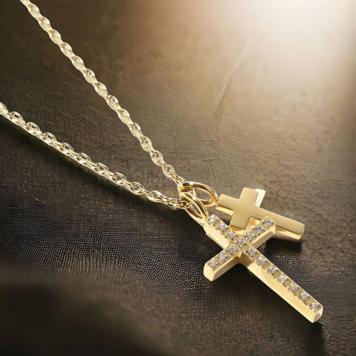 ≪SERASTINY -petit- / セラスティニー ペティ≫　Deux croix　ネックレス