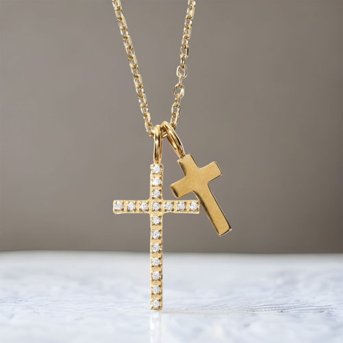 ≪SERASTINY -petit- / セラスティニー ペティ≫　Deux croix　ネックレス