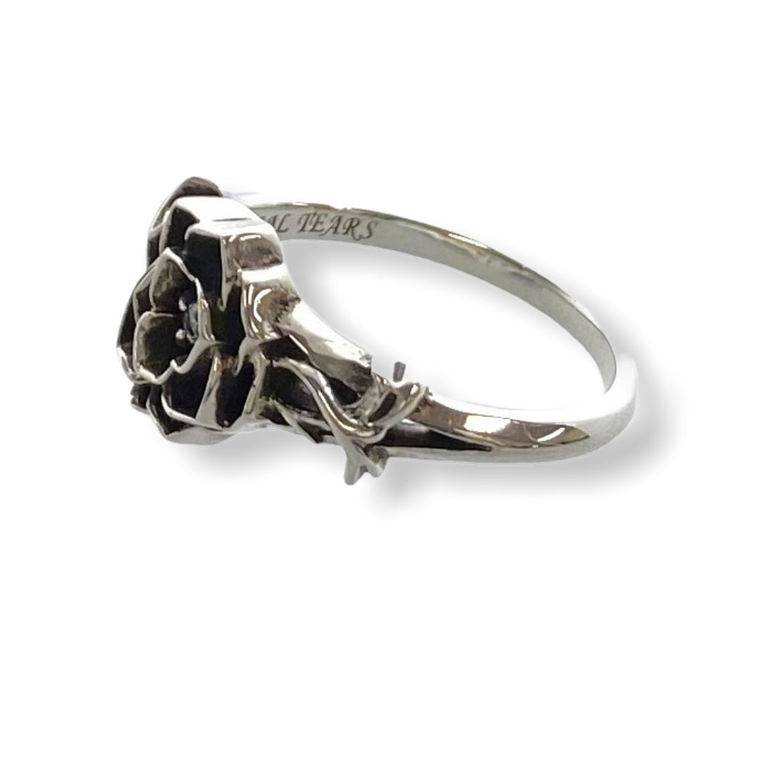 ≪DEAL TEARS/ディールティアーズ≫シングルグリッドローズリング(SV)