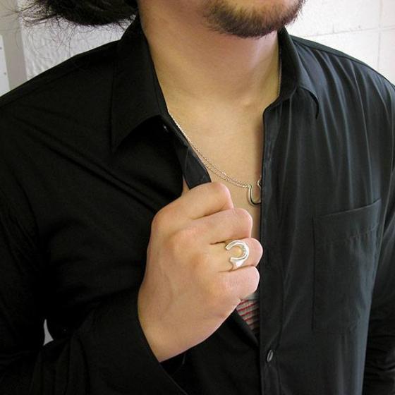 ≪DAgDART/ダグダート≫【MOCHA】ホースシュー シルバーリング /DR-298　刻印可