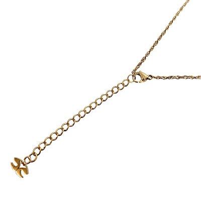 ≪SERASTINY/セラスティニー≫ステンレスチェーン　K14GOLD　2㎜×45㎝+5cm