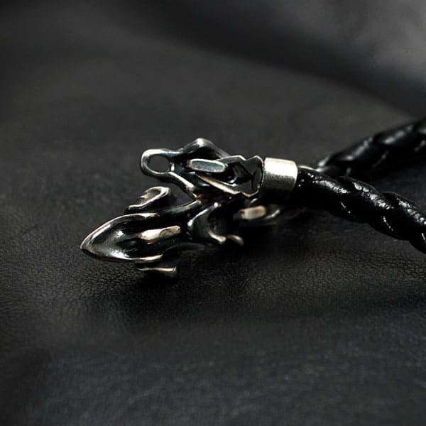 ≪DAgDART/ダグダート≫【D.four-ARMOR-】レザー×シルバーアーマーブレスレット 