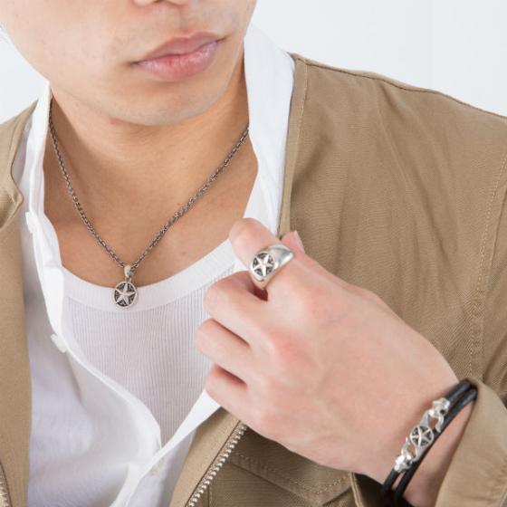 ≪DAgDART/ダグダート≫【ONE STAR】スター シルバーリング /刻印可