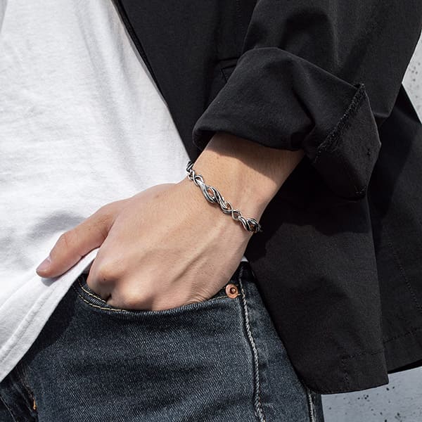 ≪DAgDART/ダグダート≫【blast】シルバーブレスレット 