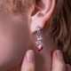 ≪Artemis Kings/アルテミスキングス≫赤彩フィッシュフックピアス AKE0121