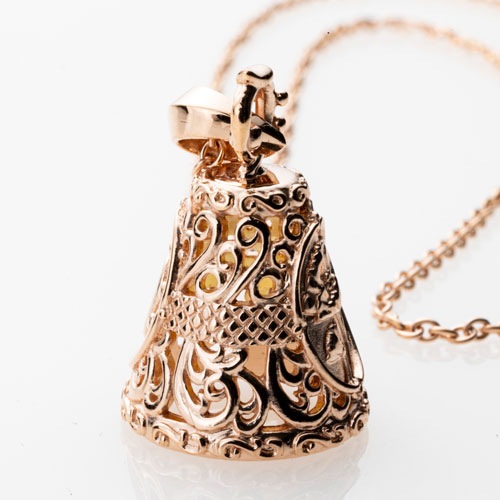 ≪うみくん × GINTOKI コラボアクセサリー Vol.4≫ペンダント K10製ピンクゴールド