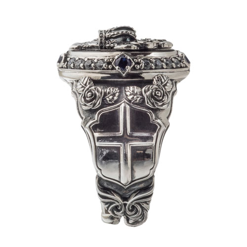 ≪Artemis Kings/アルテミスキングス≫黒薔薇リング　AKR0066