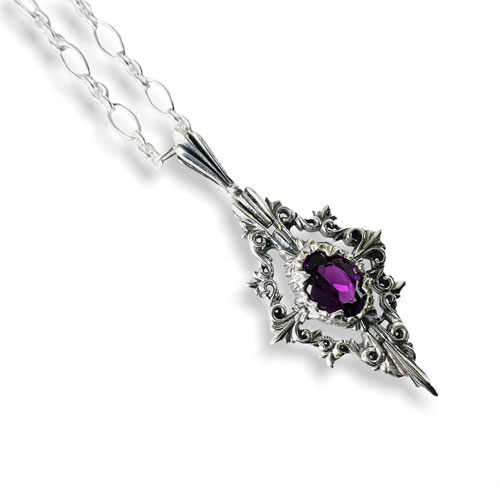 ≪GimmelGarden/ギメルガーデン≫Risonatore  /共振回廊　small　アメシスト　ペンダント