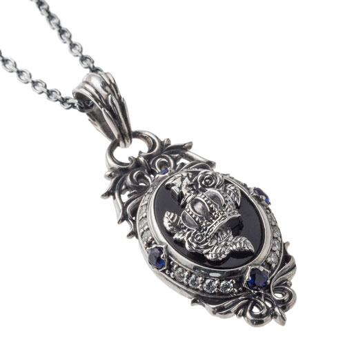 ≪Artemis Kings/アルテミスキングス≫黒薔薇ペンダント　AKP0141