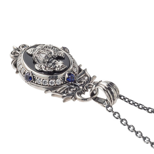 ≪Artemis Kings/アルテミスキングス≫黒薔薇ペンダント　AKP0141