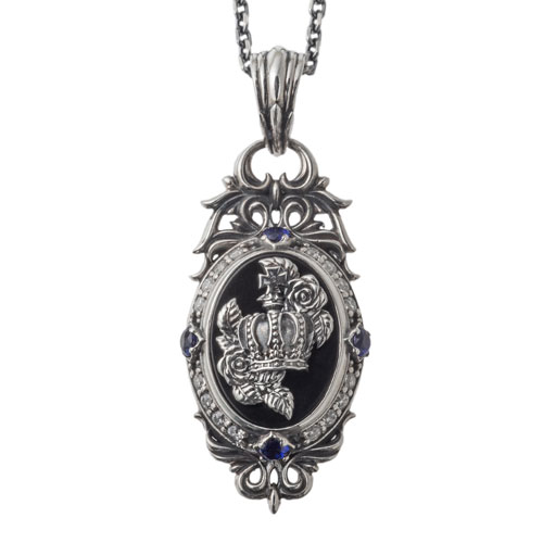 ≪Artemis Kings/アルテミスキングス≫黒薔薇ペンダント　AKP0141