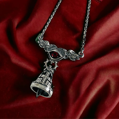 ≪Beautesque/ビュウテスク≫Conviction Bell_heart /シルバーネックレス(チェーン付)