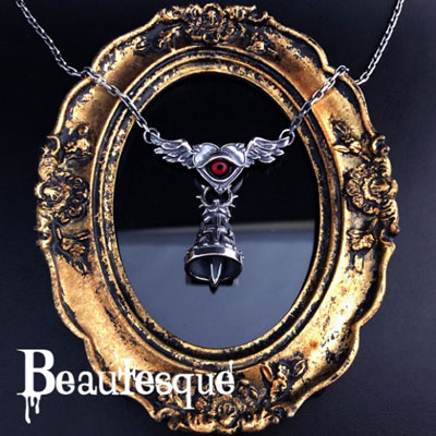 ≪Beautesque/ビュウテスク≫Conviction Bell_heart /シルバーネックレス(チェーン付)