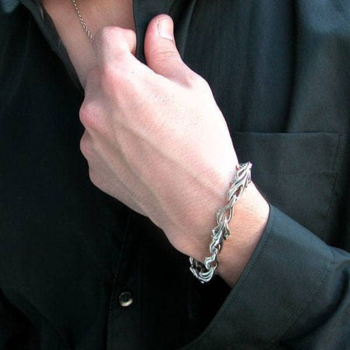 ≪DAgDART/ダグダート≫シルバーブレスレット 【STARE】