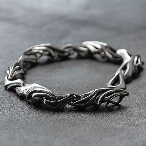 ≪DAgDART/ダグダート≫シルバーブレスレット 【STARE】