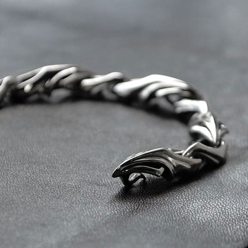 ≪DAgDART/ダグダート≫シルバーブレスレット 【STARE】