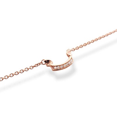 ≪FatimaDesign/ファティマデザイン≫ペアセット販売/サン・シュエール　ネックレス/ブラック&ピンクゴールド