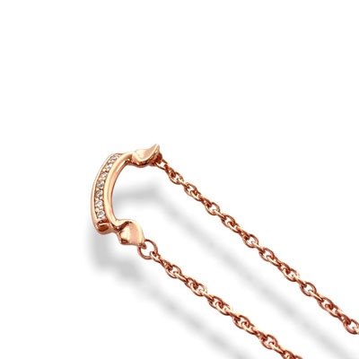 ≪FatimaDesign/ファティマデザイン≫ペアセット販売/サン・シュエール　ネックレス/ブラック&ピンクゴールド