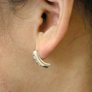 ≪DAgDART/ダグダート≫【Glass】キュービックジルコニア×シルバーピアス