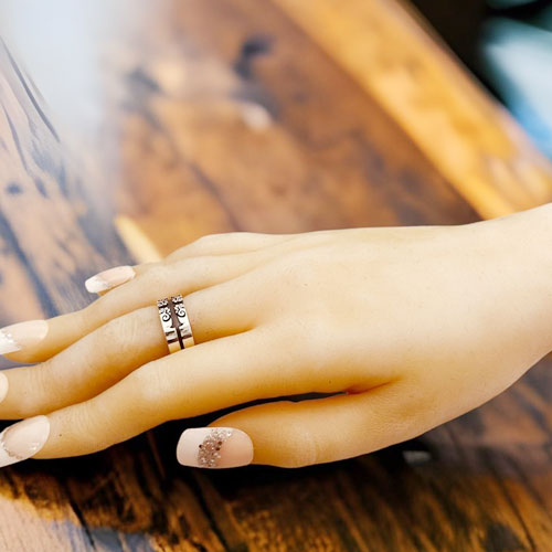 ≪Ark/アーク≫cross line リング