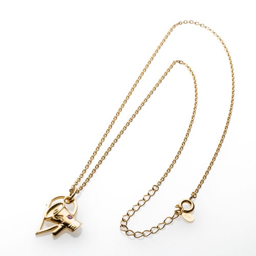 ≪しじたみん企画(仮) × Fatima Design コラボアクセサリー≫ぐるたみんモデル SV製ペンダント/イエローゴールドカラー