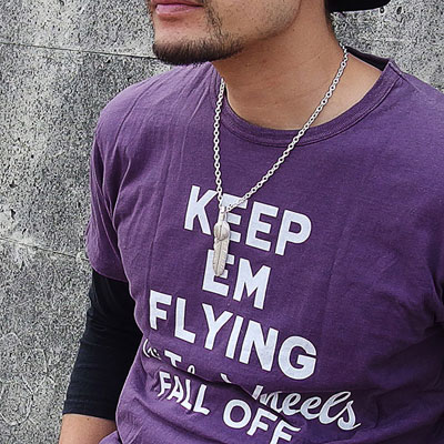 ≪DAgDART/ダグダート≫【Good Line】　フェザー＋ハートフェザー ペンダント/GL-003