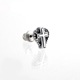 ≪Beautesque/ビュウテスク≫Cross Heart/シルバーピアス