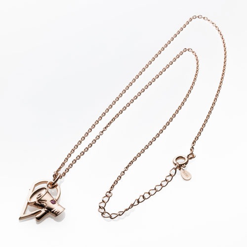 ≪しじたみん企画(仮) × Fatima Design コラボアクセサリー≫ぐるたみんモデル SV製ペンダント/ピンクゴールドカラー