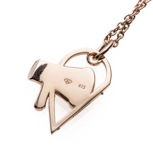 ≪しじたみん企画(仮) × Fatima Design コラボアクセサリー≫ぐるたみんモデル SV製ペンダント/ピンクゴールドカラー