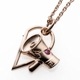 ≪しじたみん企画(仮) × Fatima Design コラボアクセサリー≫ぐるたみんモデル SV製ペンダント/ピンクゴールドカラー