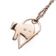 ≪しじたみん企画(仮) × Fatima Design コラボアクセサリー≫ぐるたみんモデル SV製ペンダント/ピンクゴールドカラー