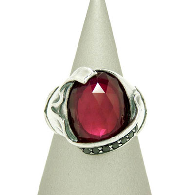 ≪FatimaDesign/ファティマデザイン≫ペアセット販売/オーブリング RED&BLUE