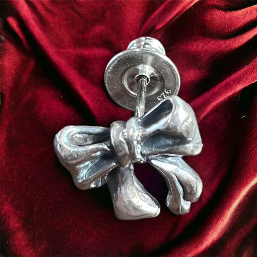 ≪Beautesque/ビュウテスク≫Melt Ribbon pierce/シルバーピアス