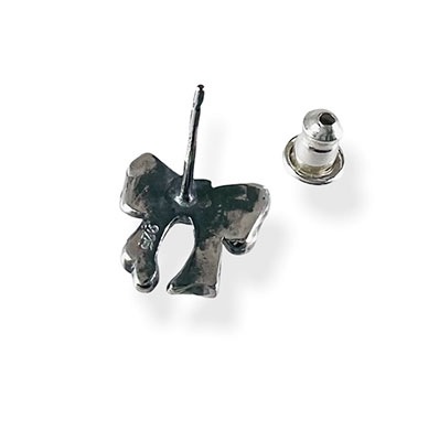 ≪Beautesque/ビュウテスク≫Melt Ribbon pierce/シルバーピアス