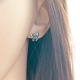 ≪Beautesque/ビュウテスク≫Melt Ribbon pierce/シルバーピアス