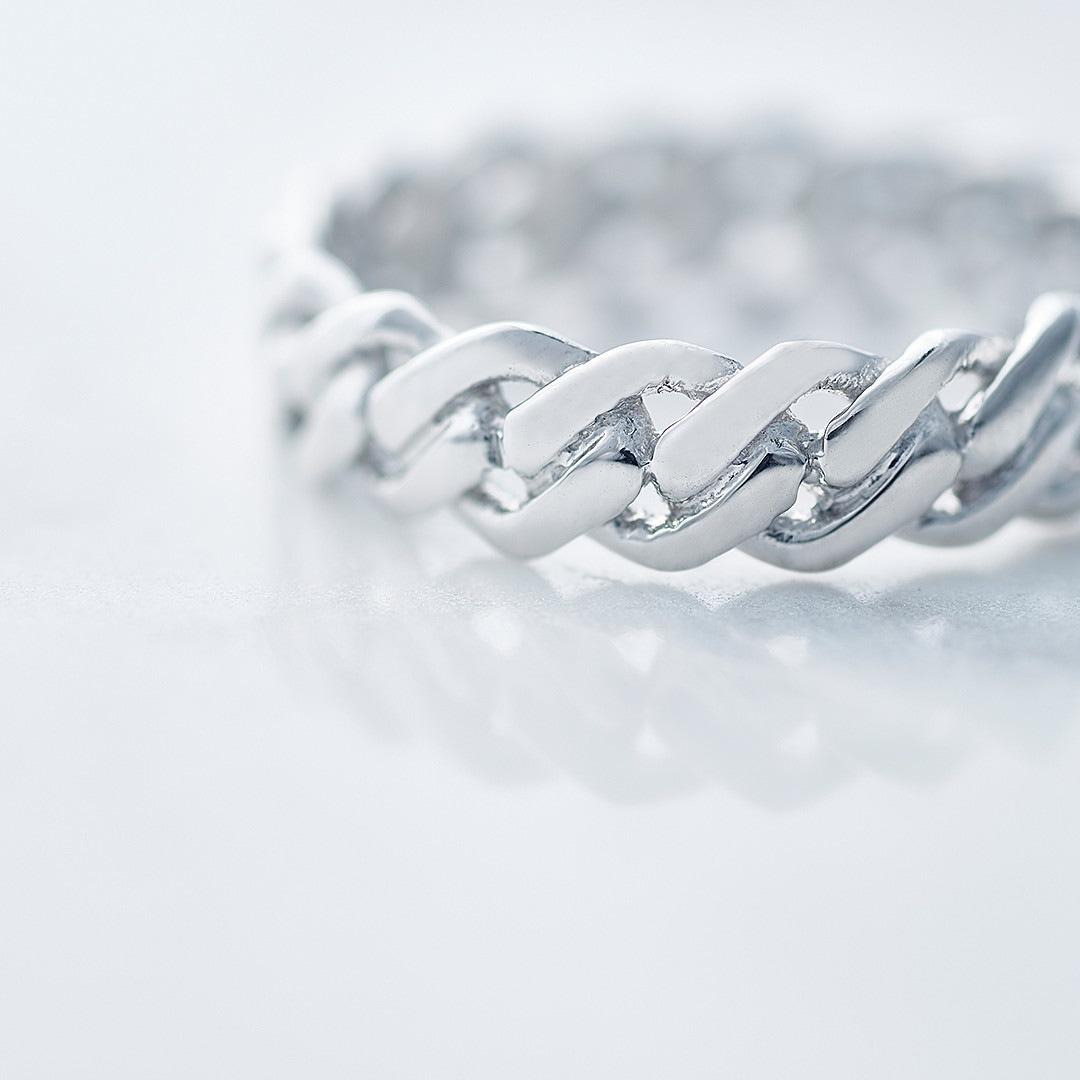 ≪Crescent Luna/クレセントルナ≫ CADENA RING  /カデナリング SILVER